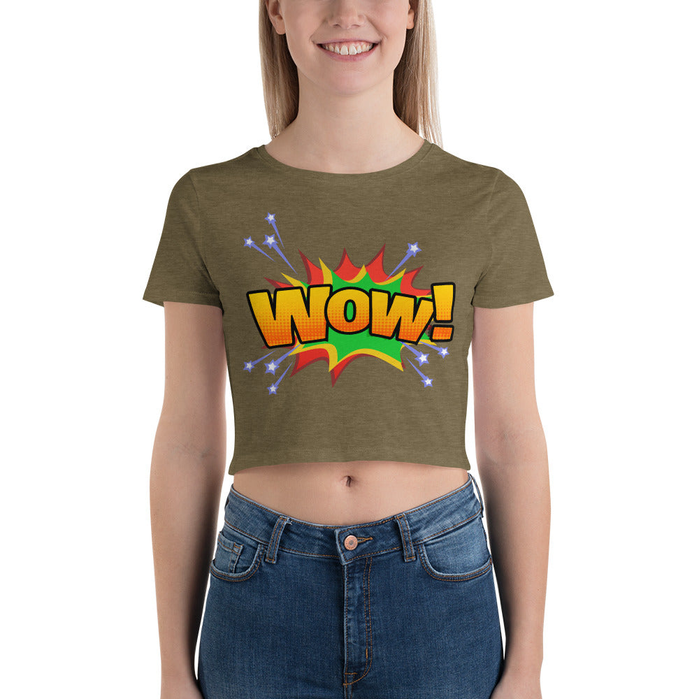 Wow - Crop Tee